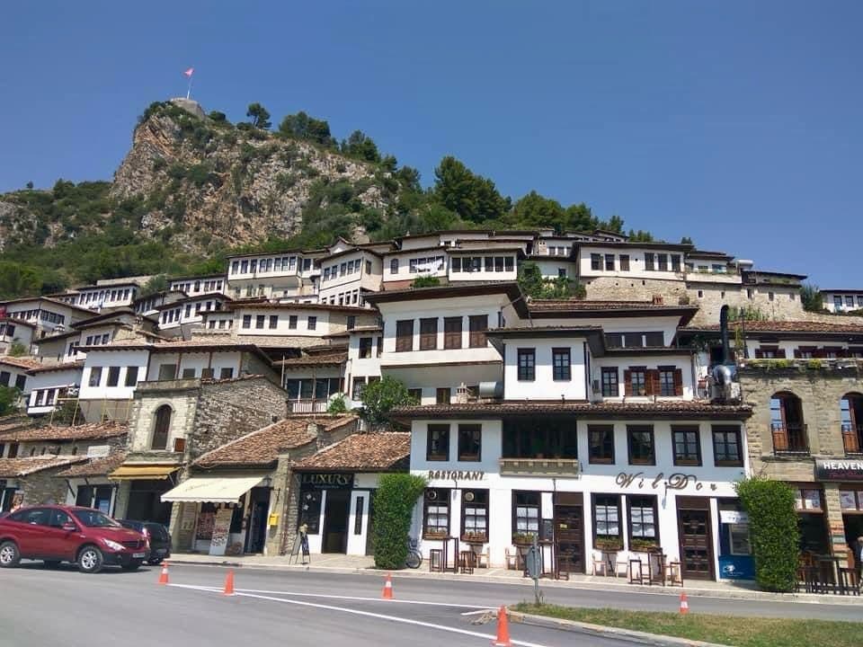 Miasto Berat w Albanii